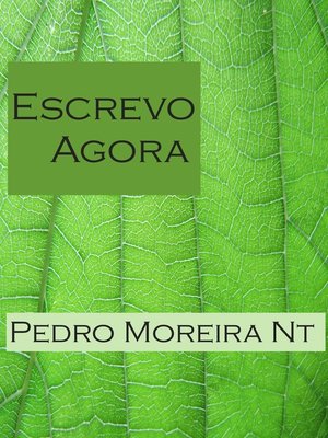cover image of Escrevo Agora